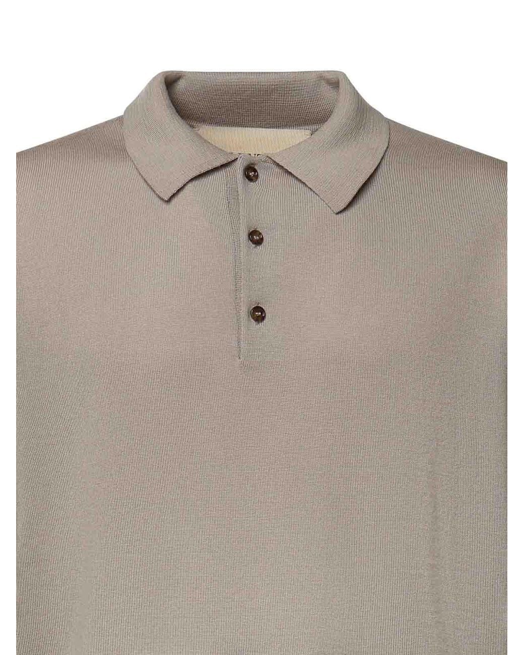 Valentino Garavani Natural Vlogo Signature Wool Polo for men