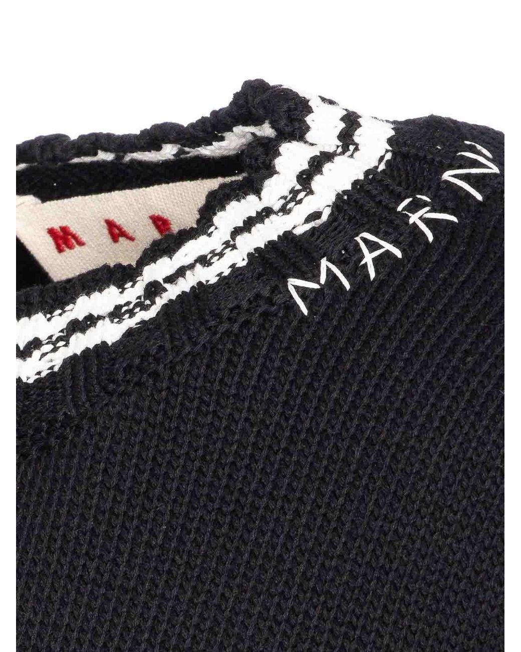 Marni Blue Roundneck Sweater