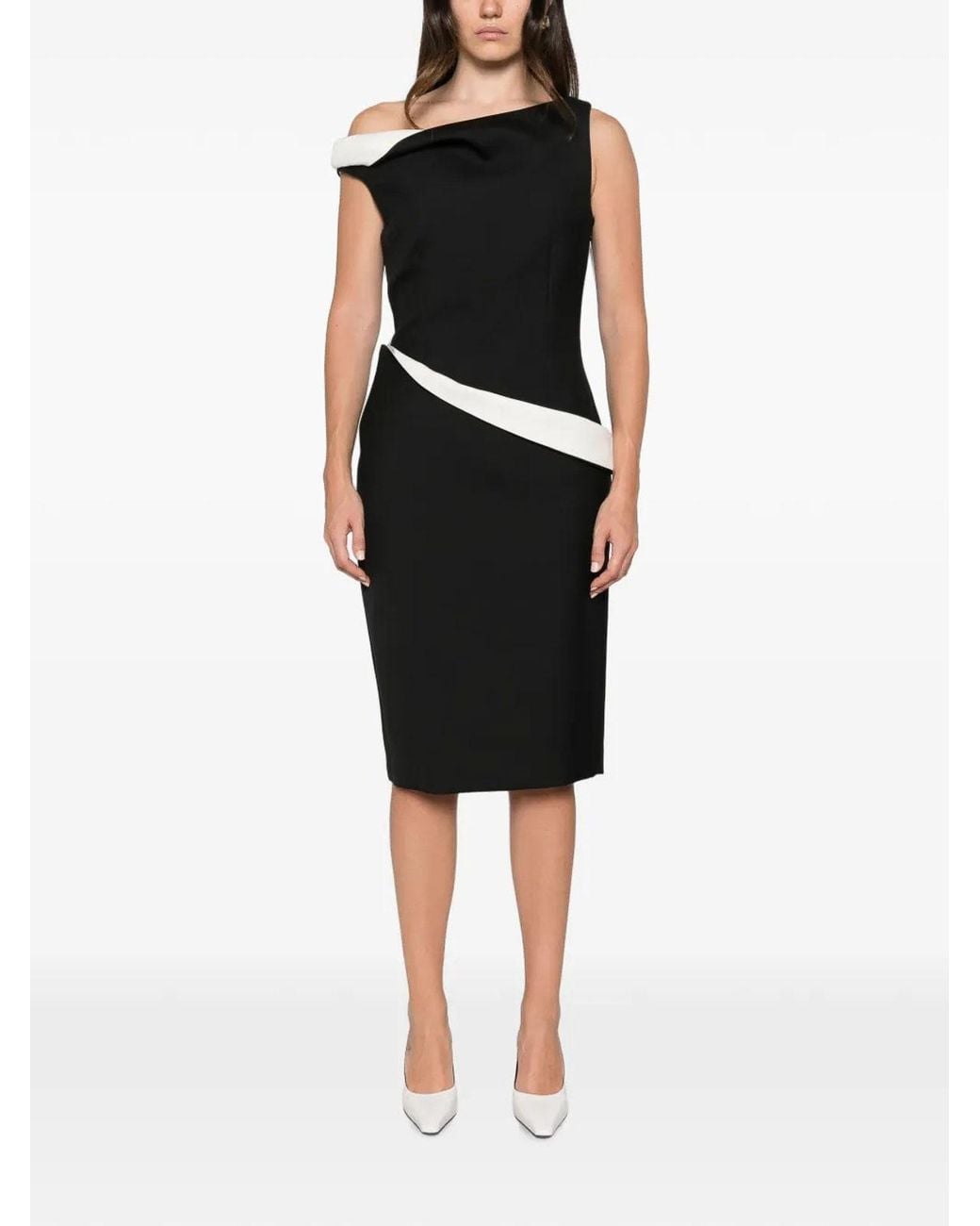 Rohe Black Dress Two Tone
