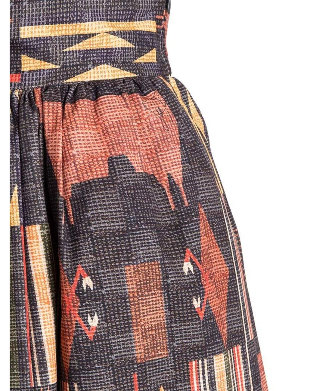 Stella Jean Multicolor Flared Skirt