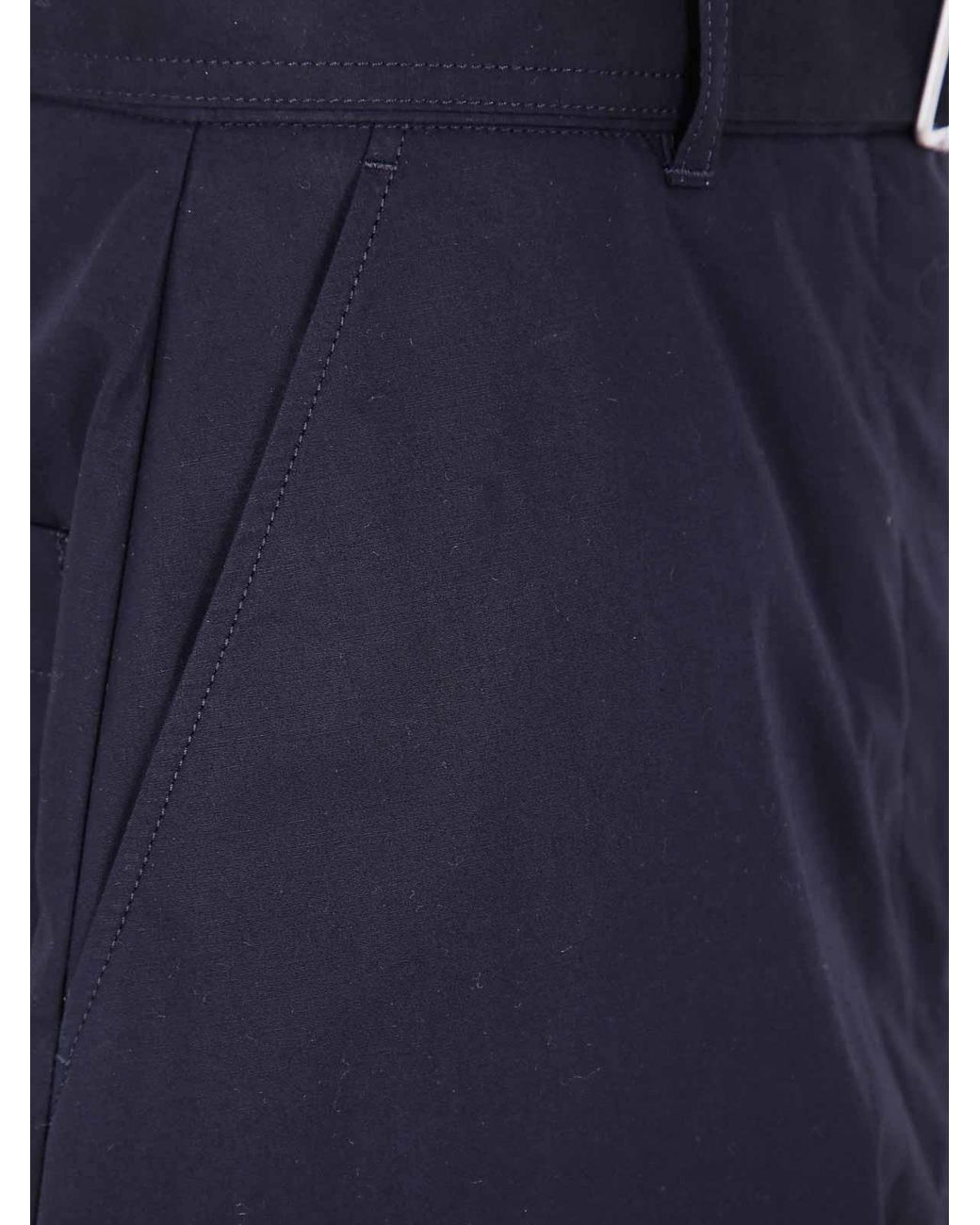 Studio Nicholson Blue Belted Round Leg Pant