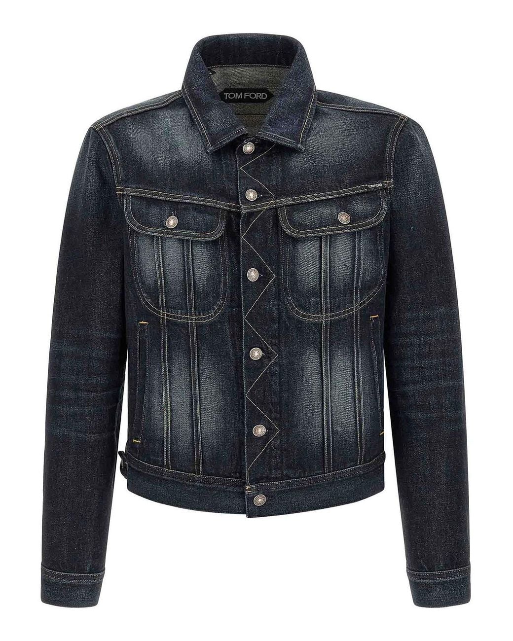 Tom Ford Blue Selvedge Icon' Jacket for men