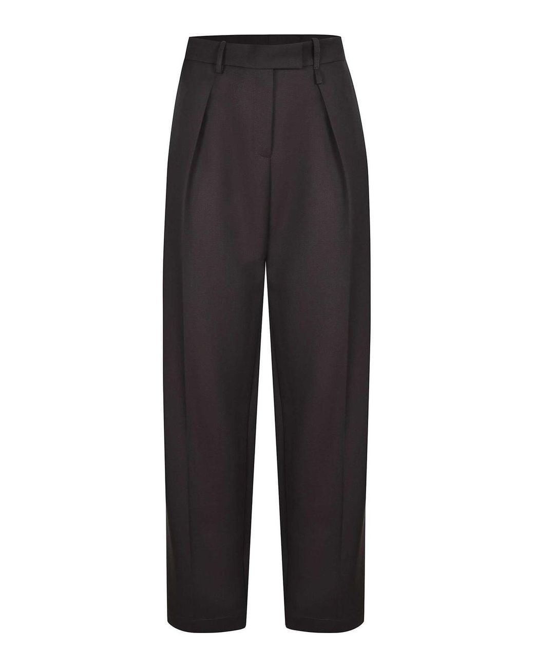 Alysi Black Pants Made Of A Wool Blend