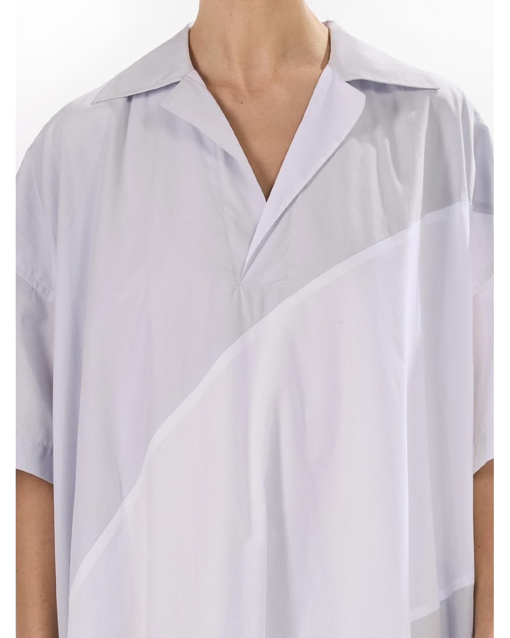 Sunnei White Puffy Polo Dress