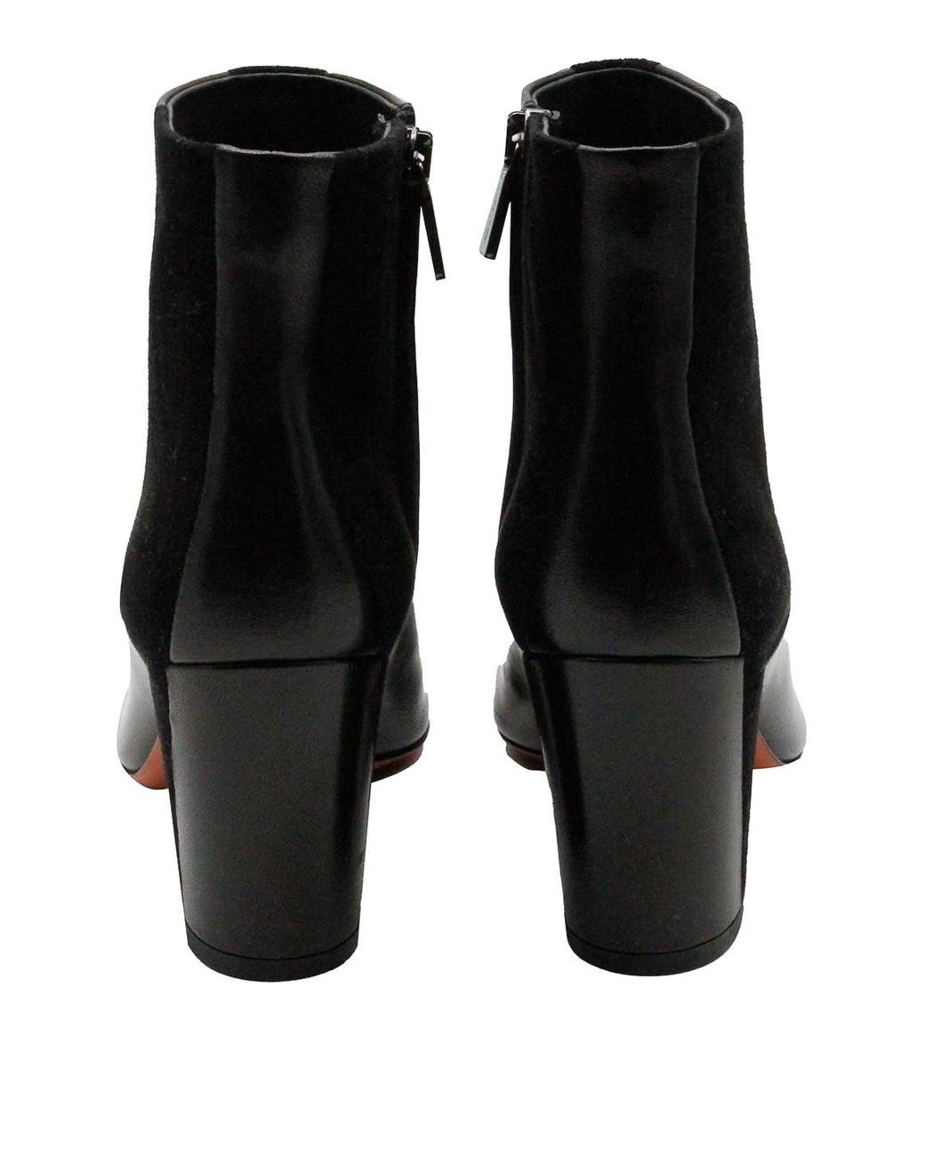 Santoni Black Boots