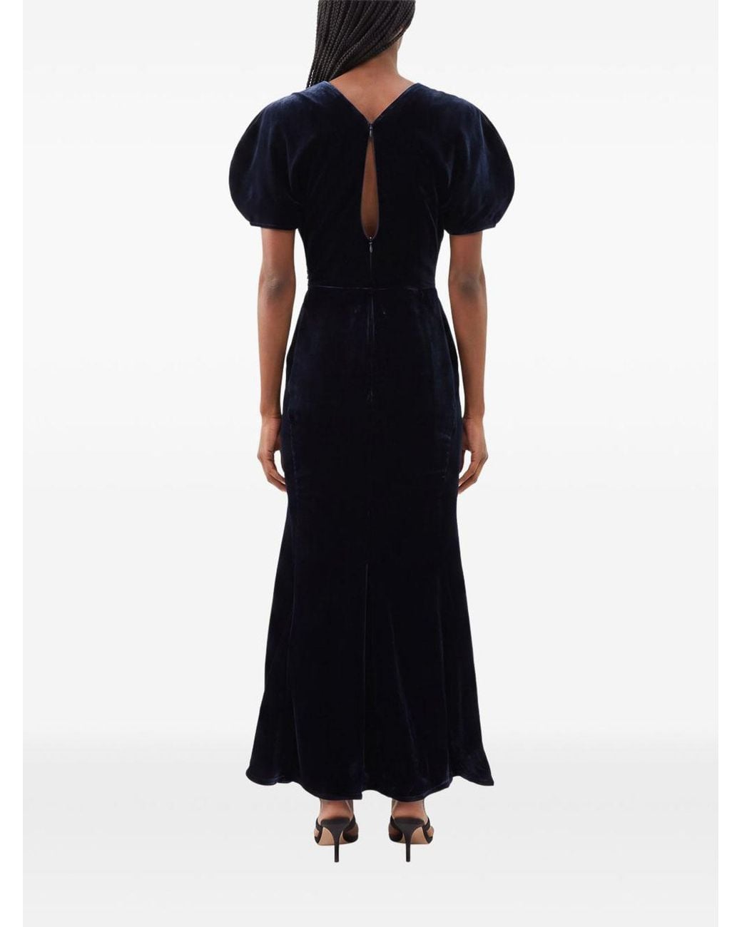 Victoria Beckham Black Midi Dress