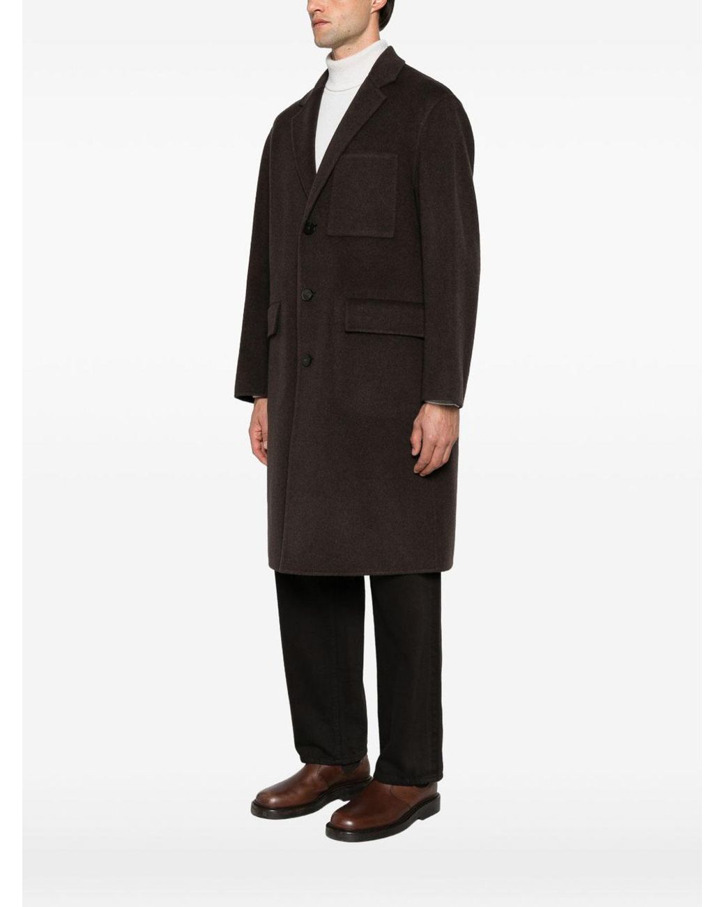 DUNO Black Coat for men