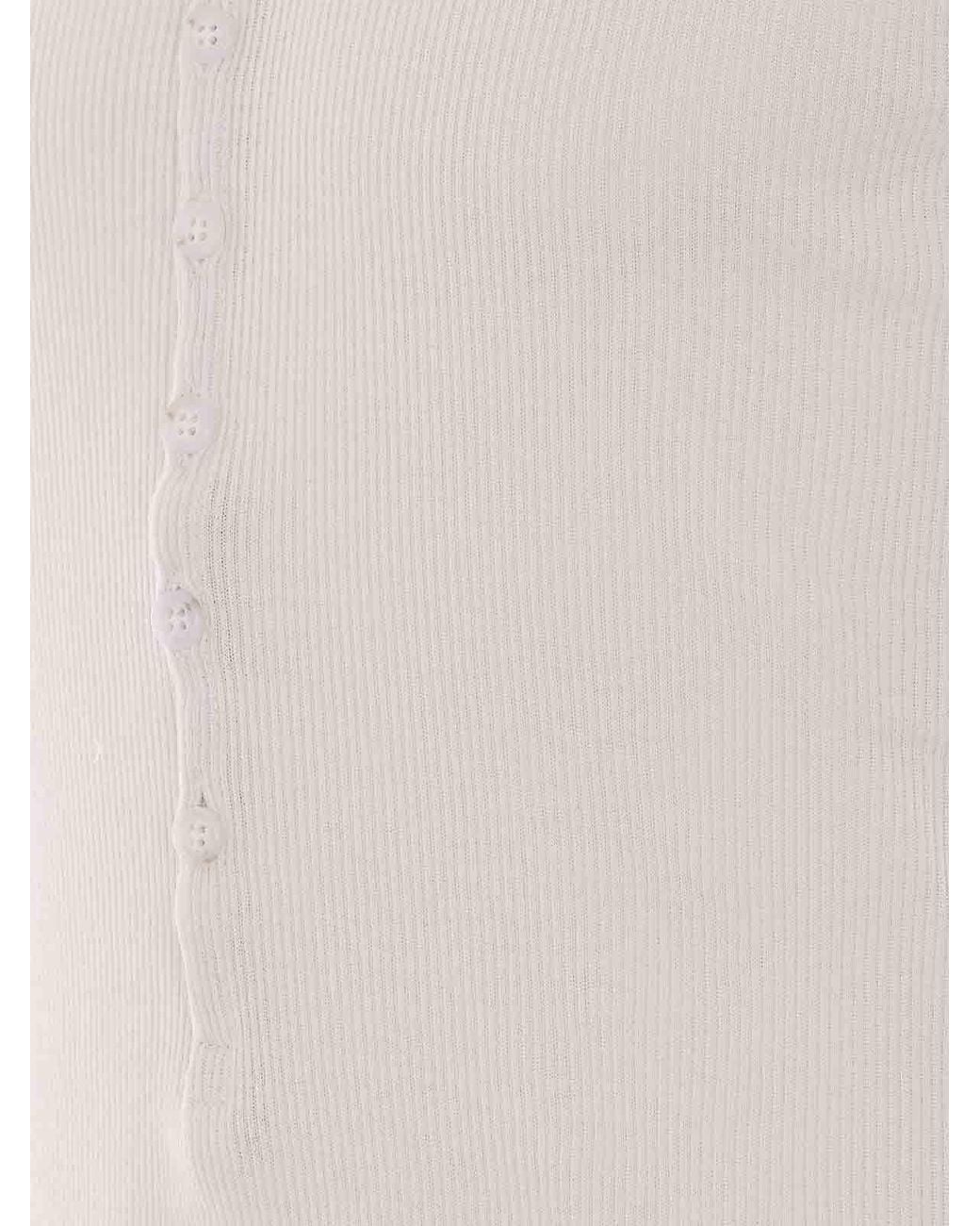 Ann Demeulemeester White Hamar Wrinkled Long Sleeves Top for men