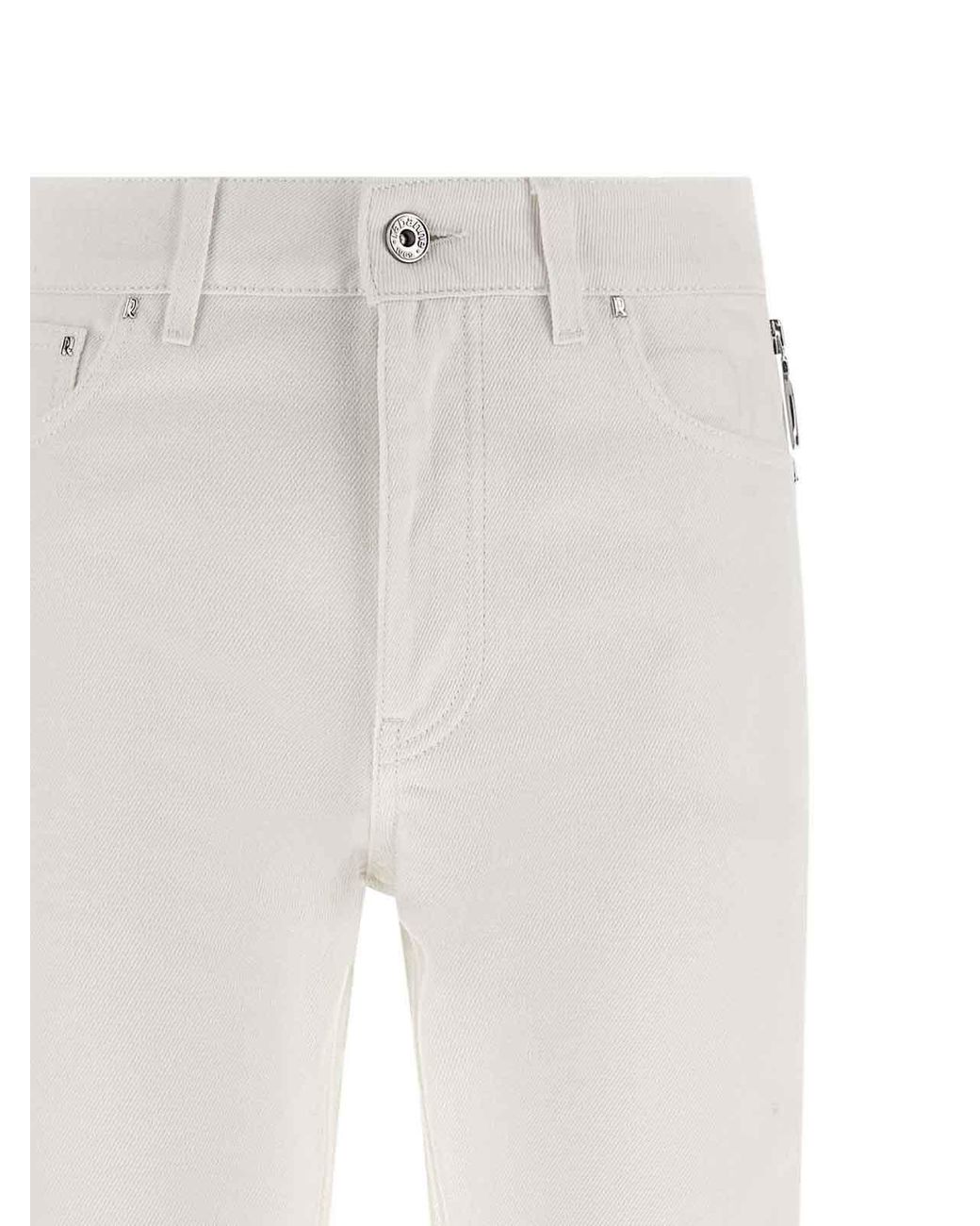 Vaqueros Rectos Rabanne de color White