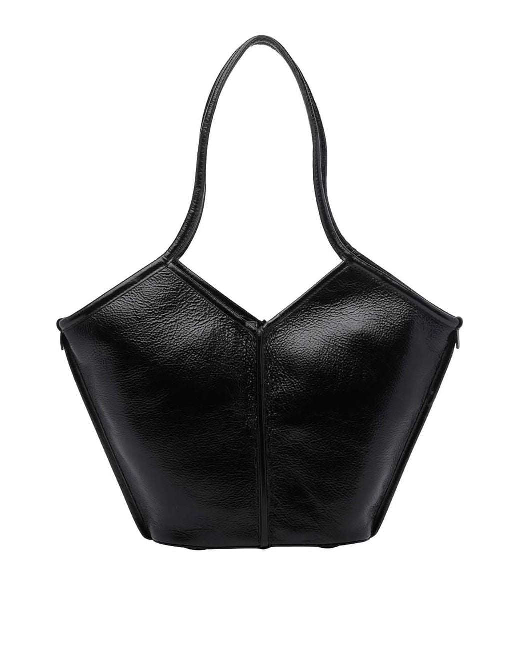 Hereu Black Small Calella Shoulder Bag