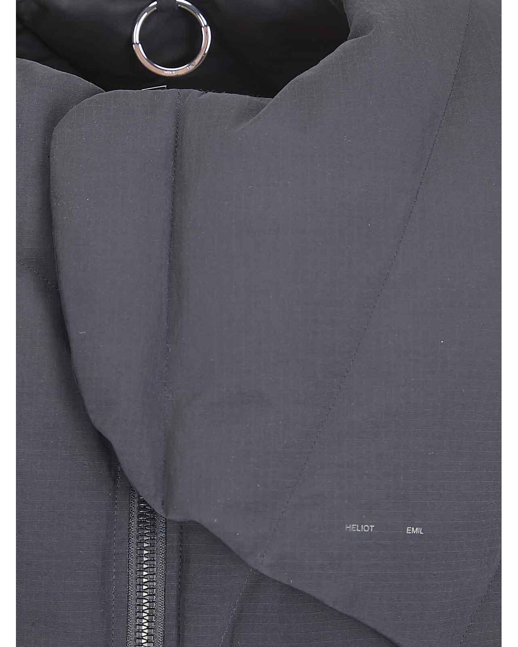 HELIOT EMIL Gray Visus Down Vest for men