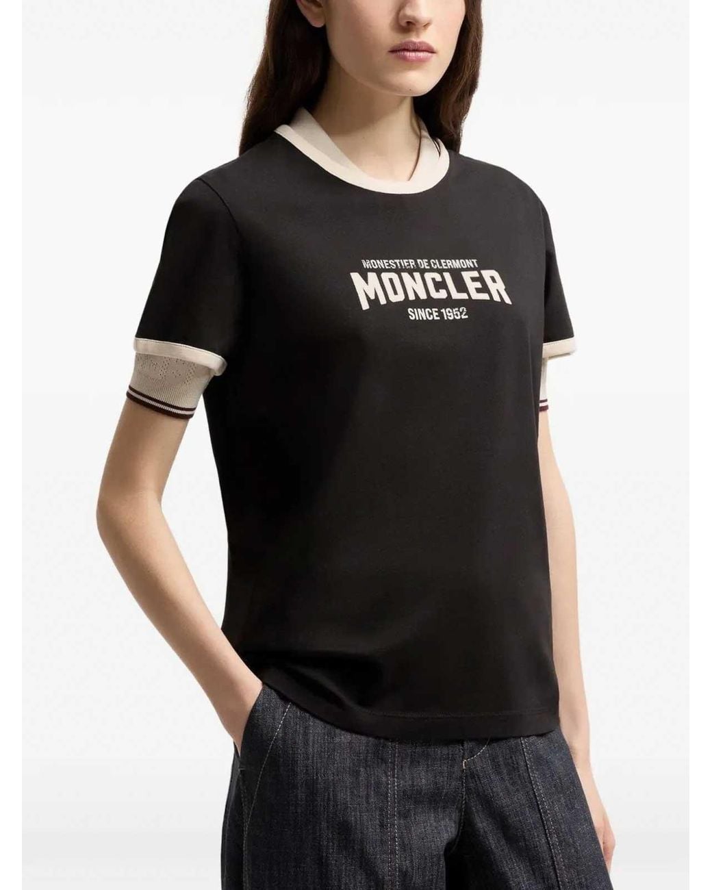 Moncler Black Ss T-Shirt Dark