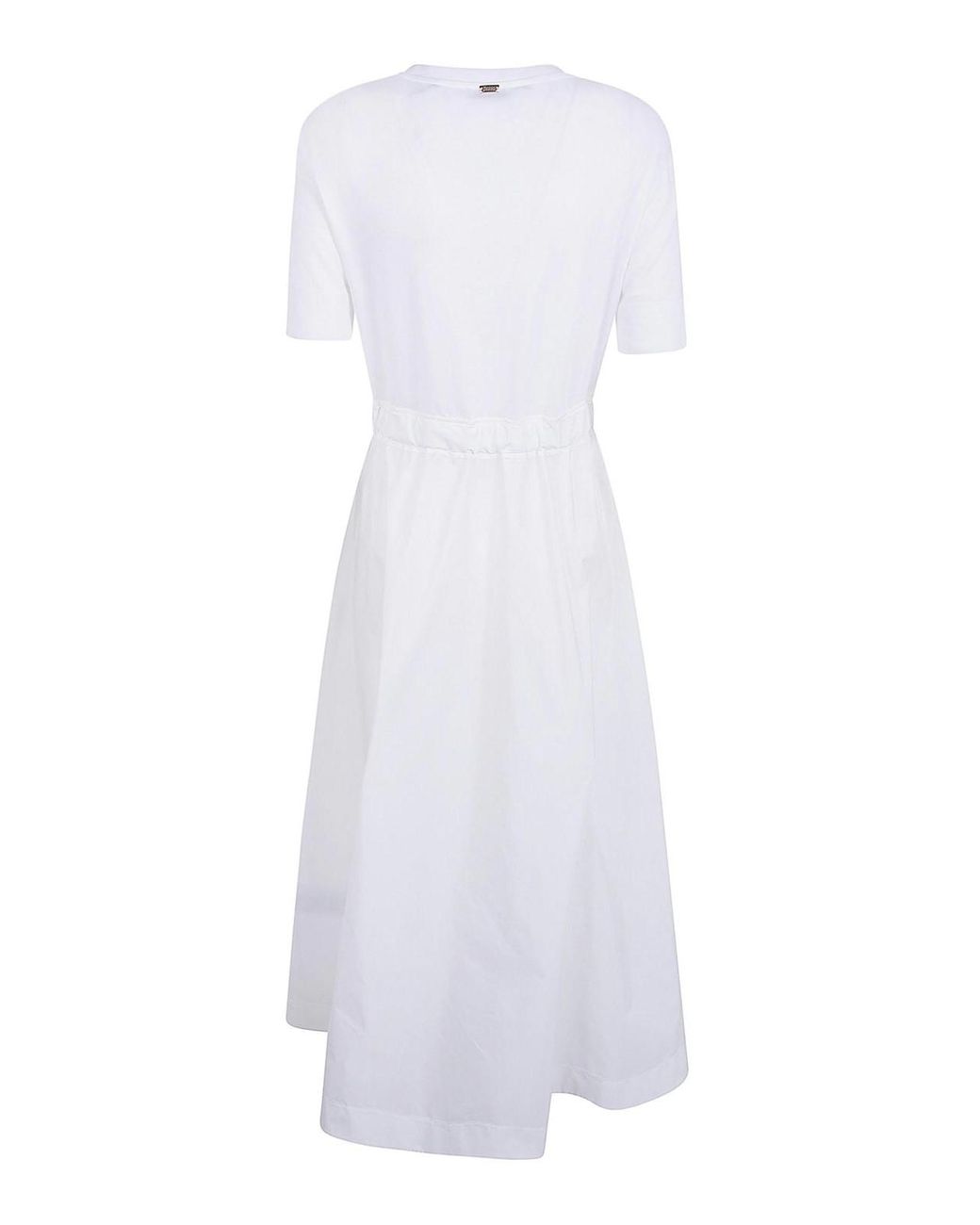 Herno White Midi Dress