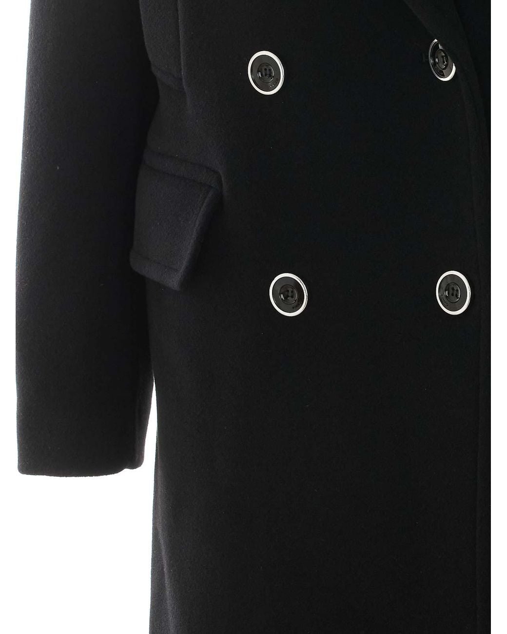 Abrigo Midi Pinko de color Black