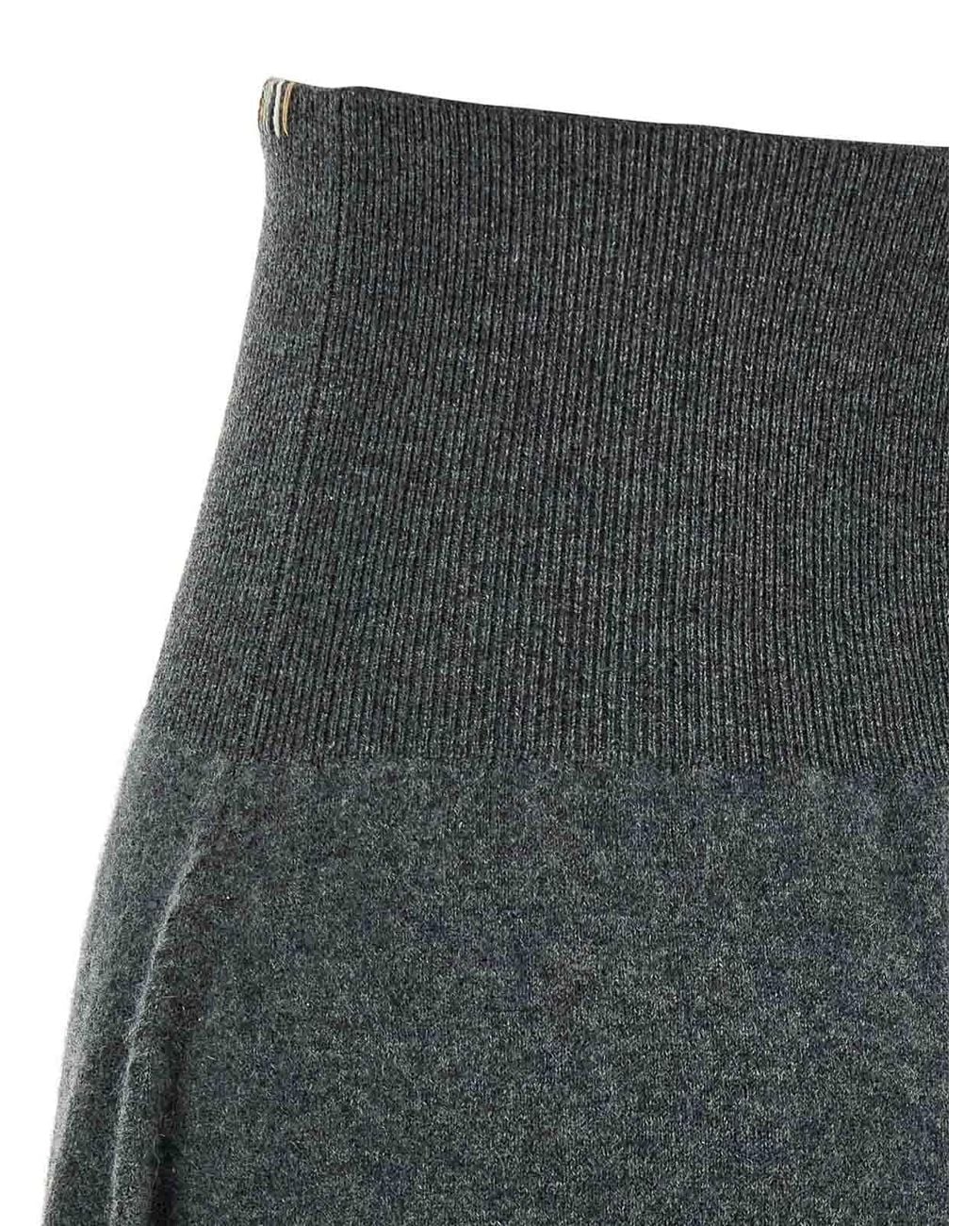 Extreme Cashmere Gray N388 Ease Cashmere Skirt