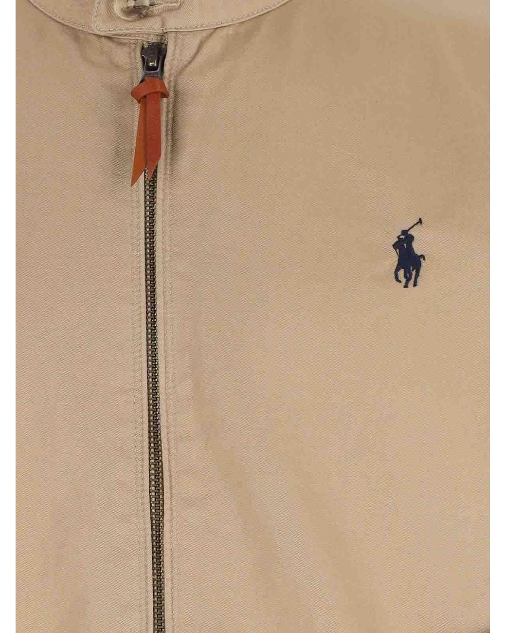 Polo Ralph Lauren Natural Logo Zip Jacket for men