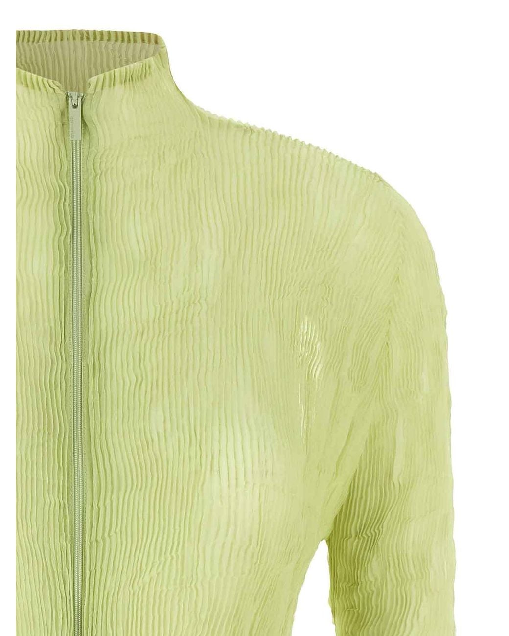 Issey Miyake Yellow Cardigan