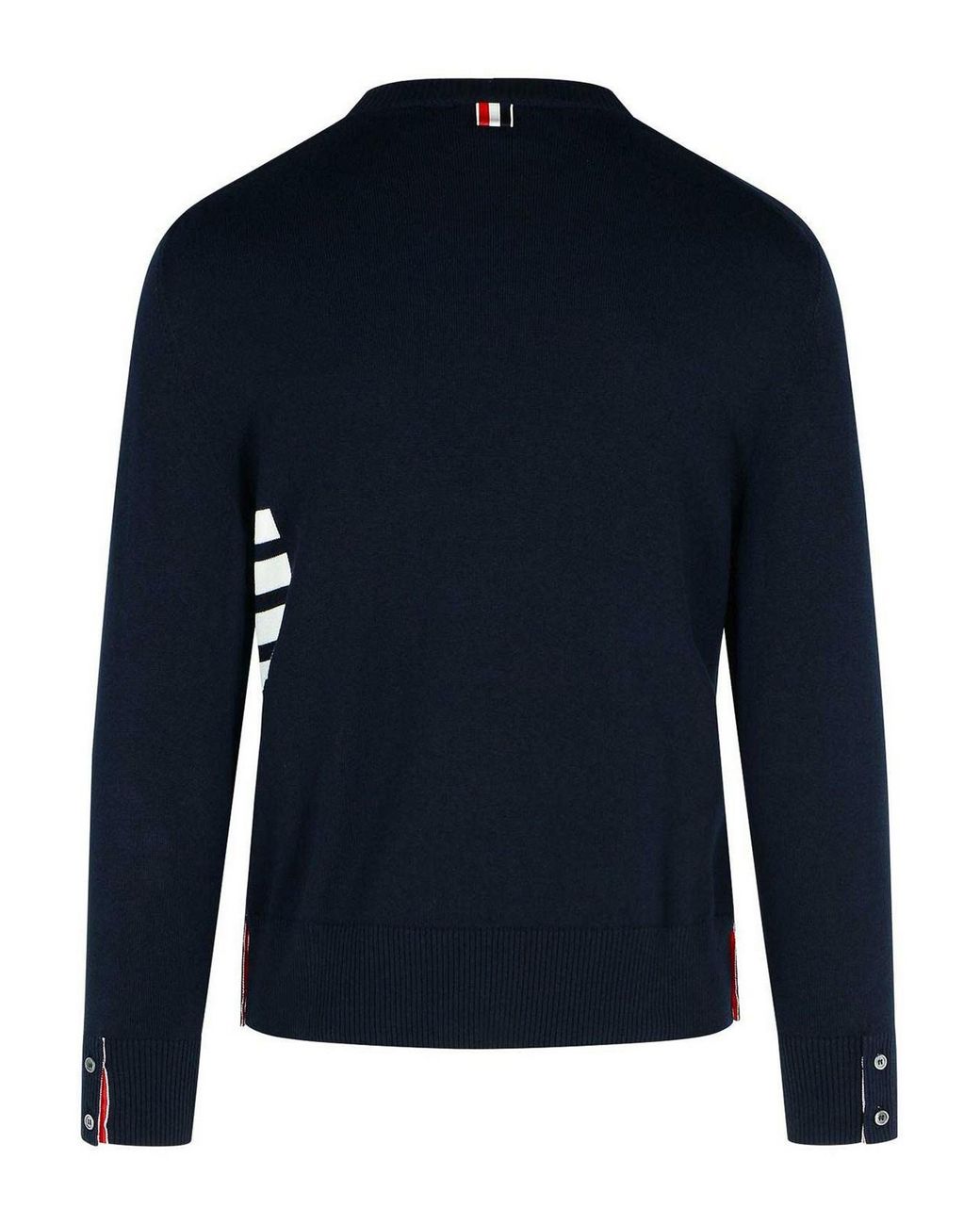 Thom Browne Blue Stitch Cotton Sweater for men