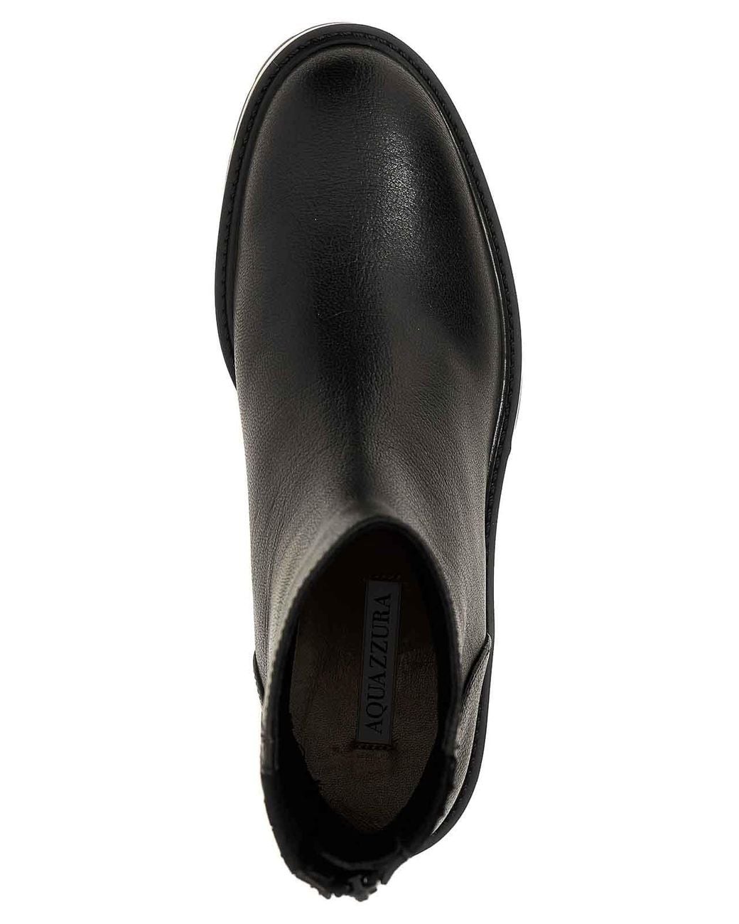 Aquazzura Black 'saint Honore' Ankle Boots