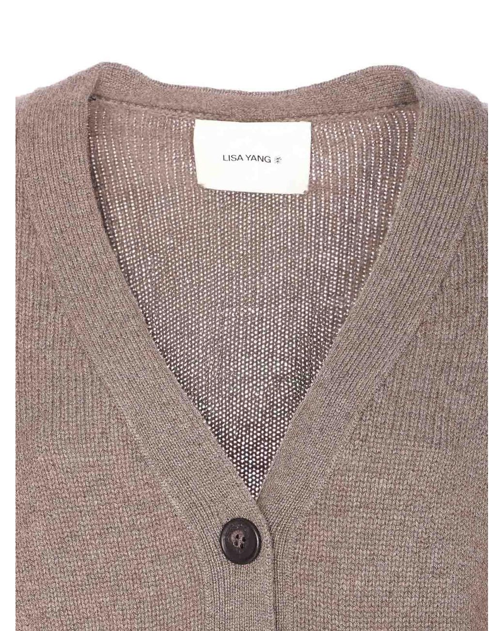 Lisa Yang Brown Danni Cardigan