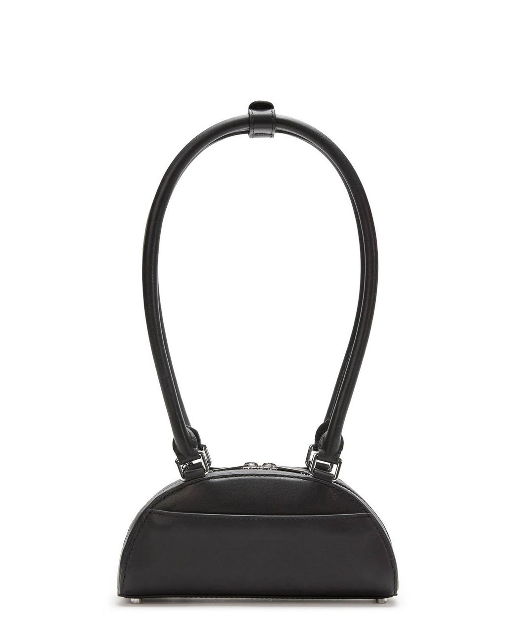 Self-Portrait Black Leather Shoulder Bag With Charms
