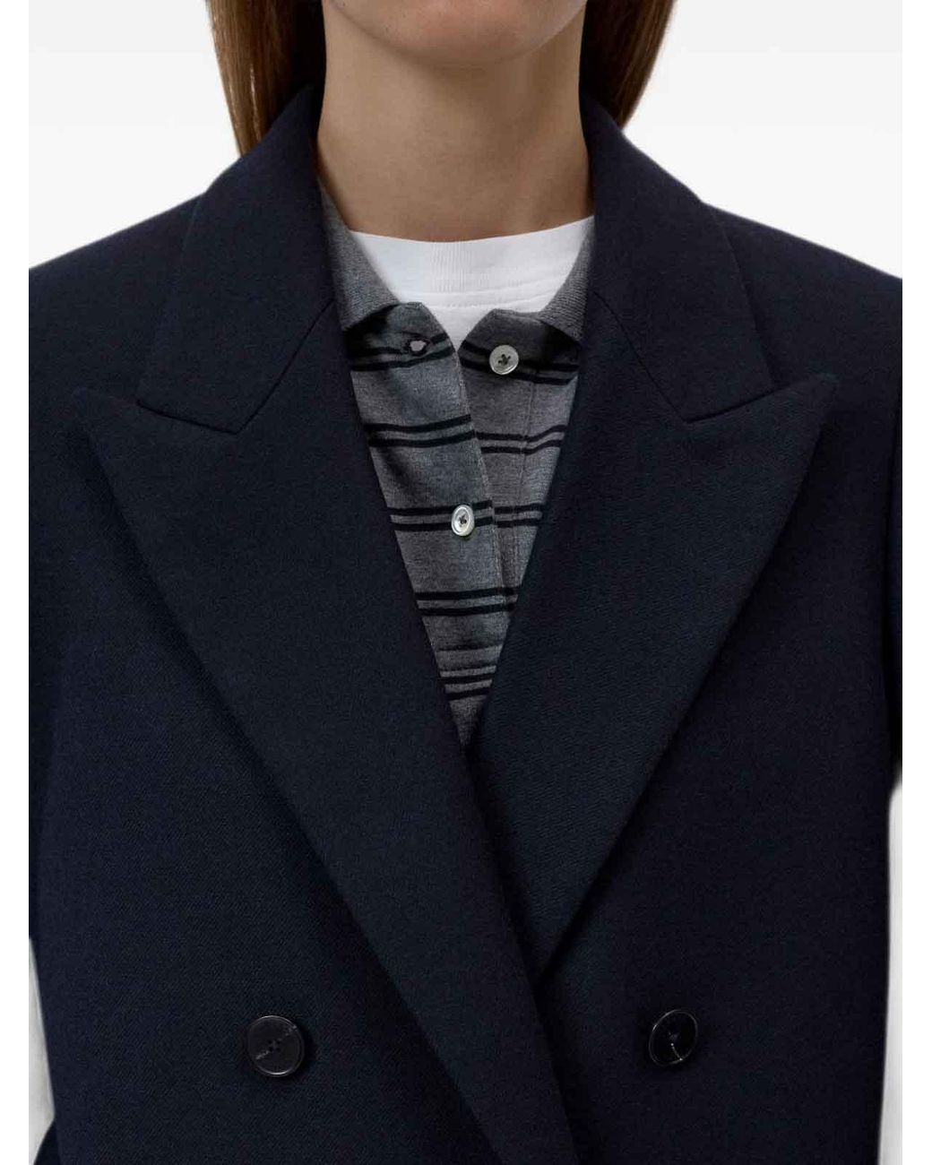 Closed Blue Double-Breasted Blazer Jacket