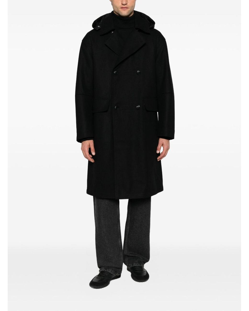 DUNO Black Coat for men
