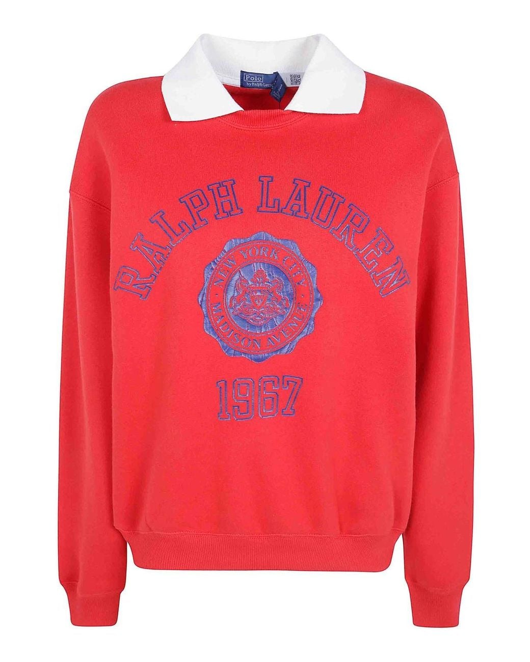 Polo Ralph Lauren Red Knit Sweatshirt