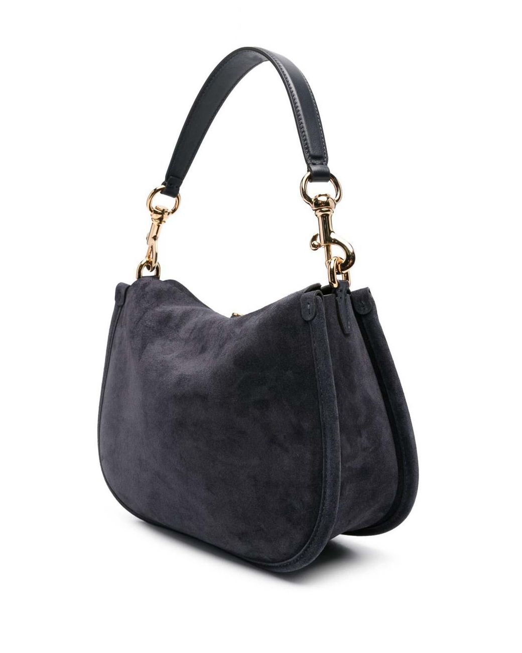 Etro Black Medium Pony Suede Bag