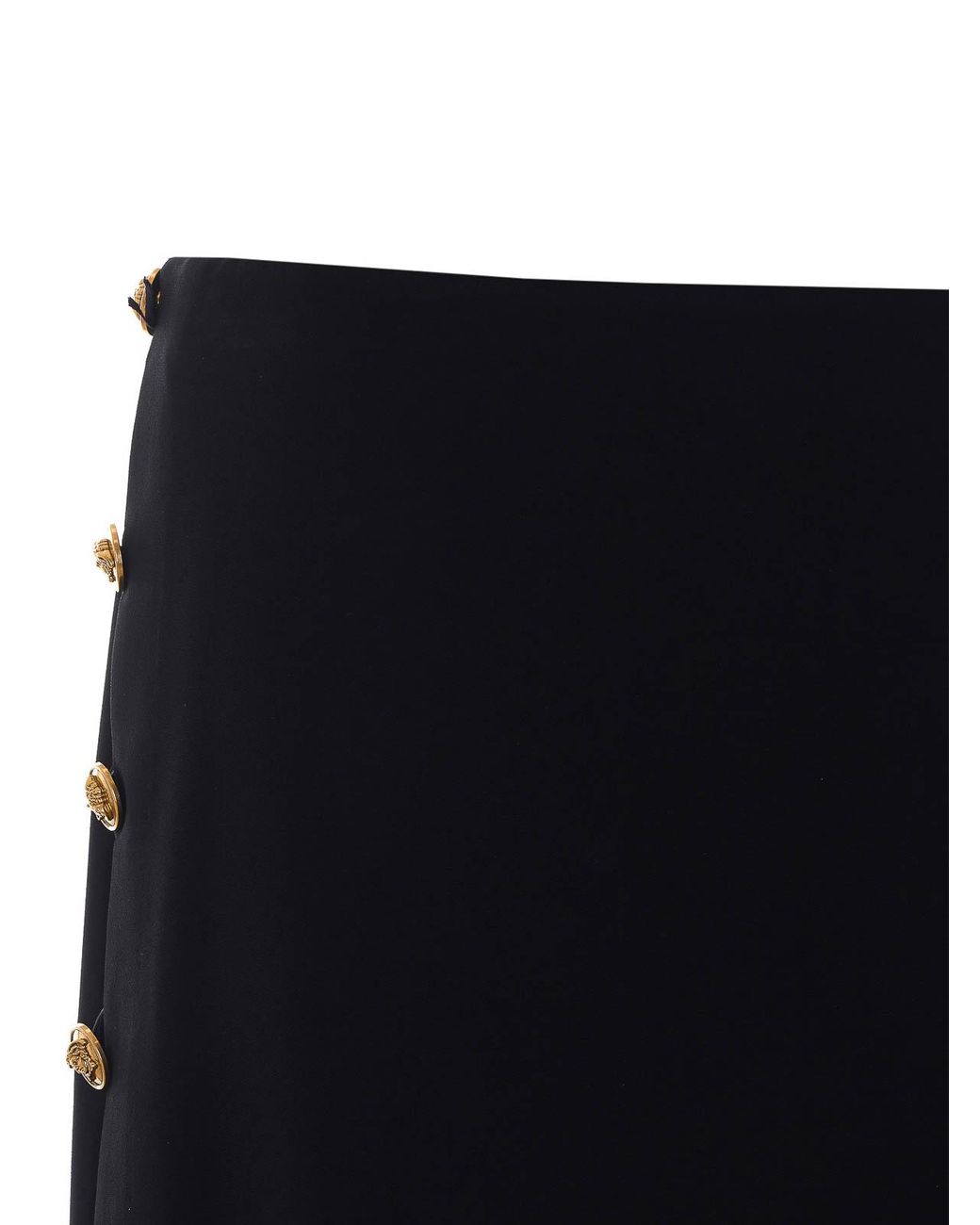 Versace Blue Midi Stretch Skirt
