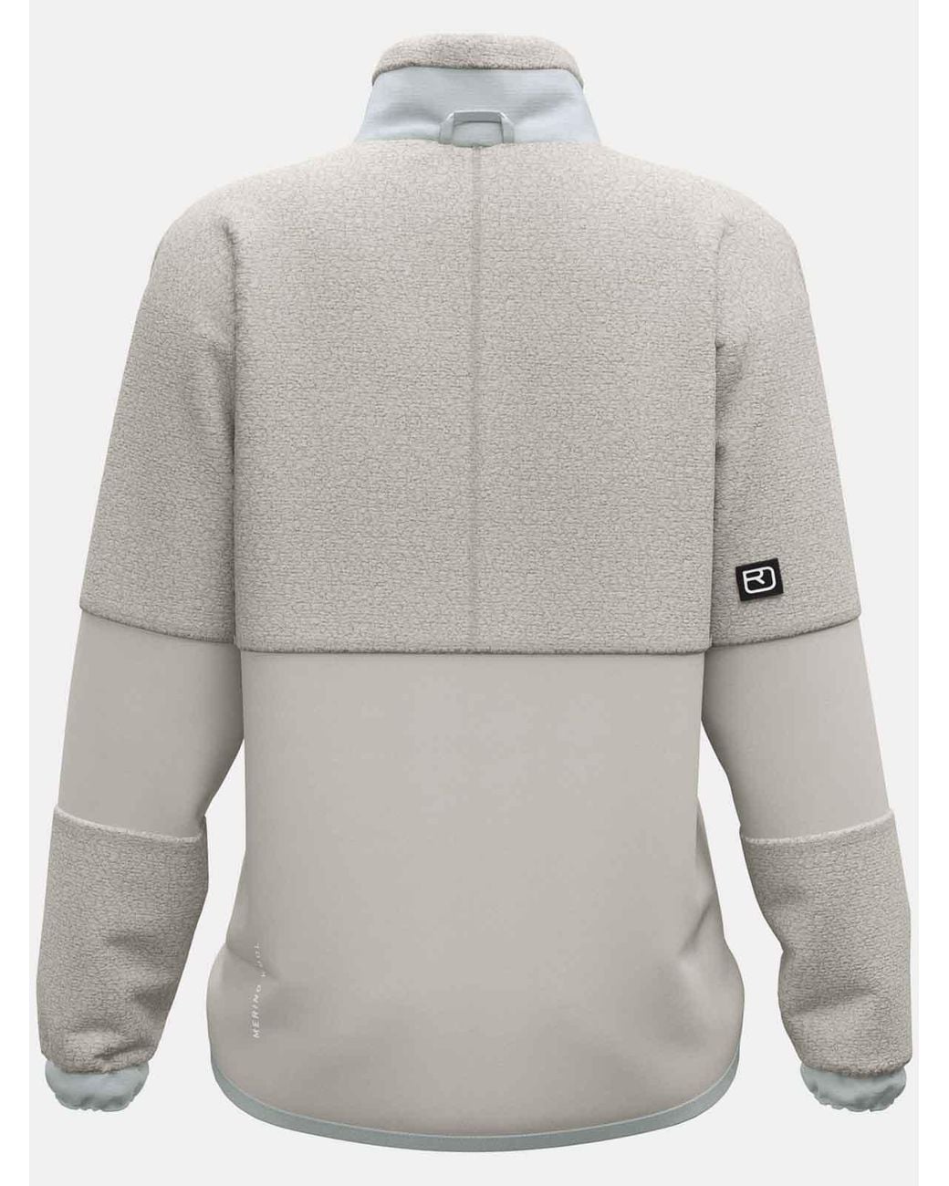 Ortovox Gray Fleece Teddy Jacket