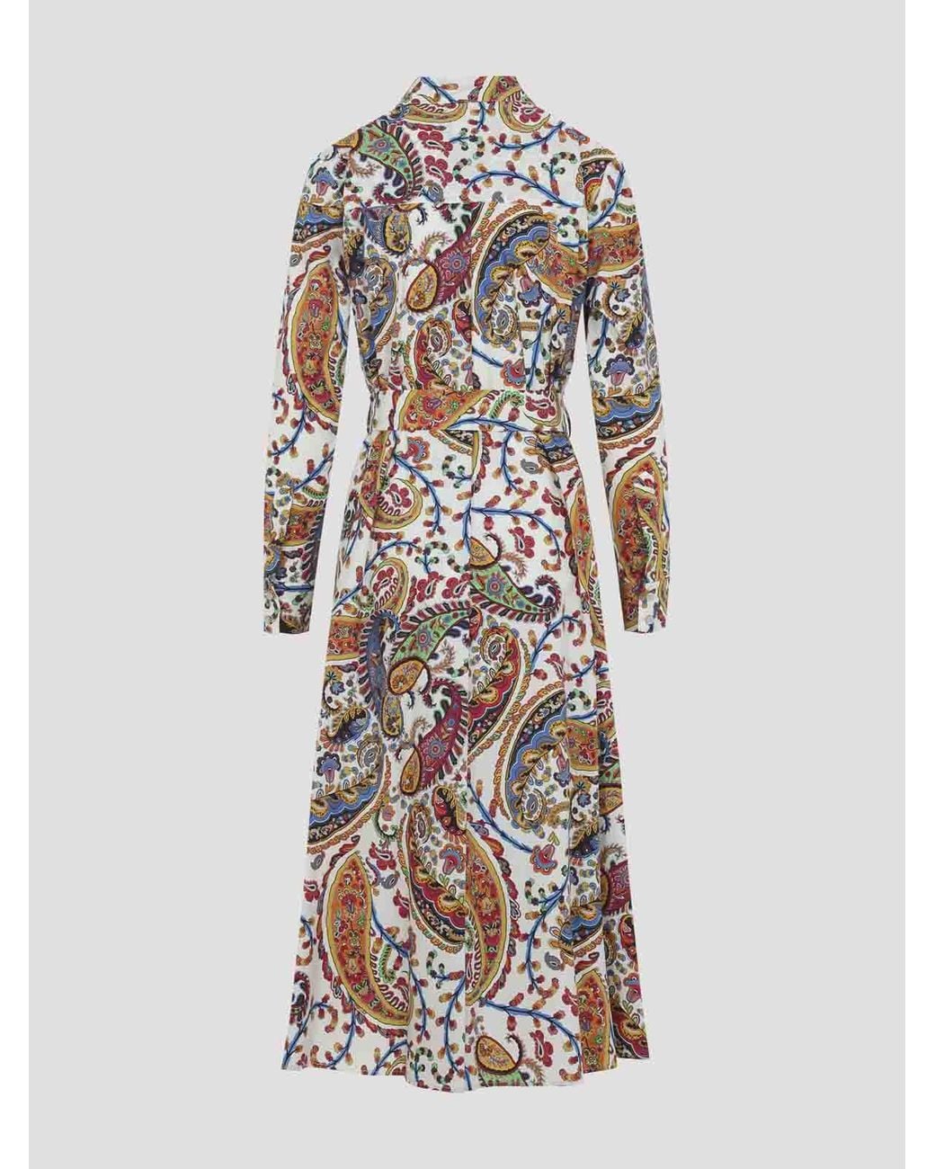 Robe Au Genou Etro en coloris White