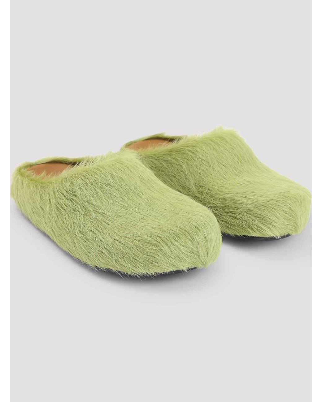 Chinelas Marni de hombre de color Green