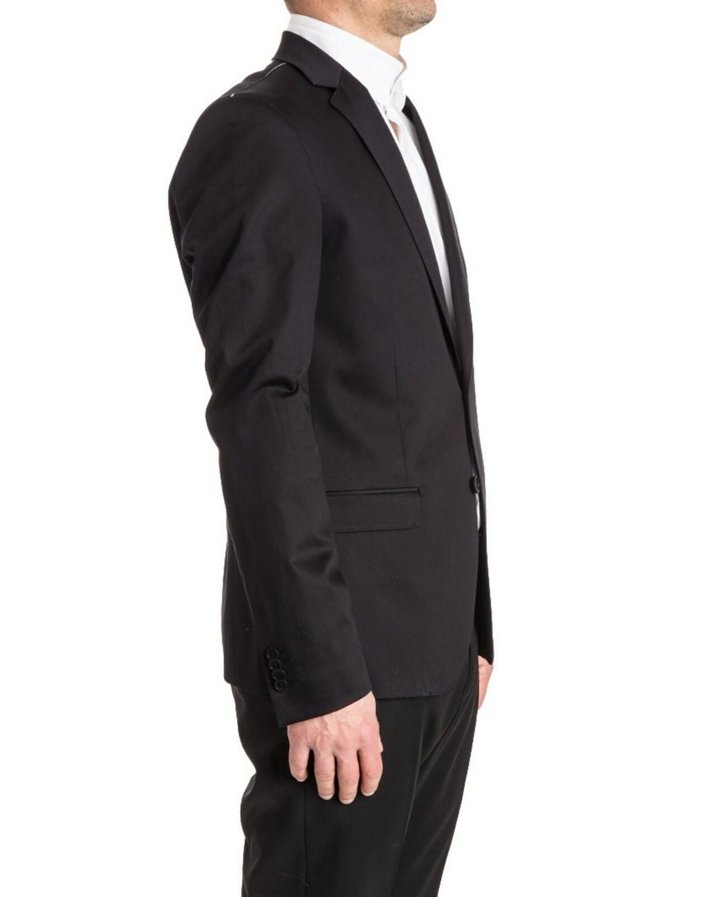 Karl Lagerfeld Black Punk Jacket for men