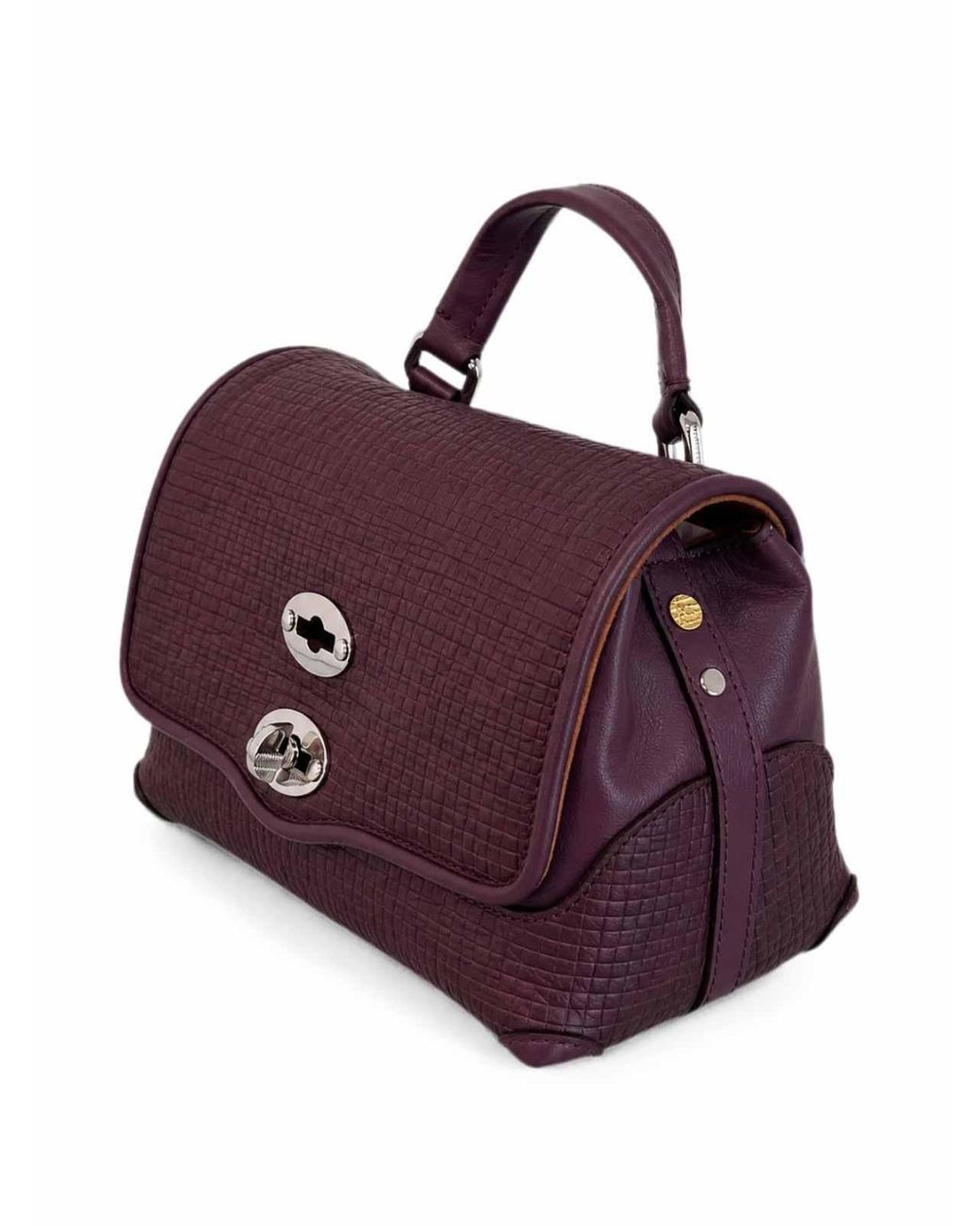 Zanellato Purple Baby Leather Tote Handbag