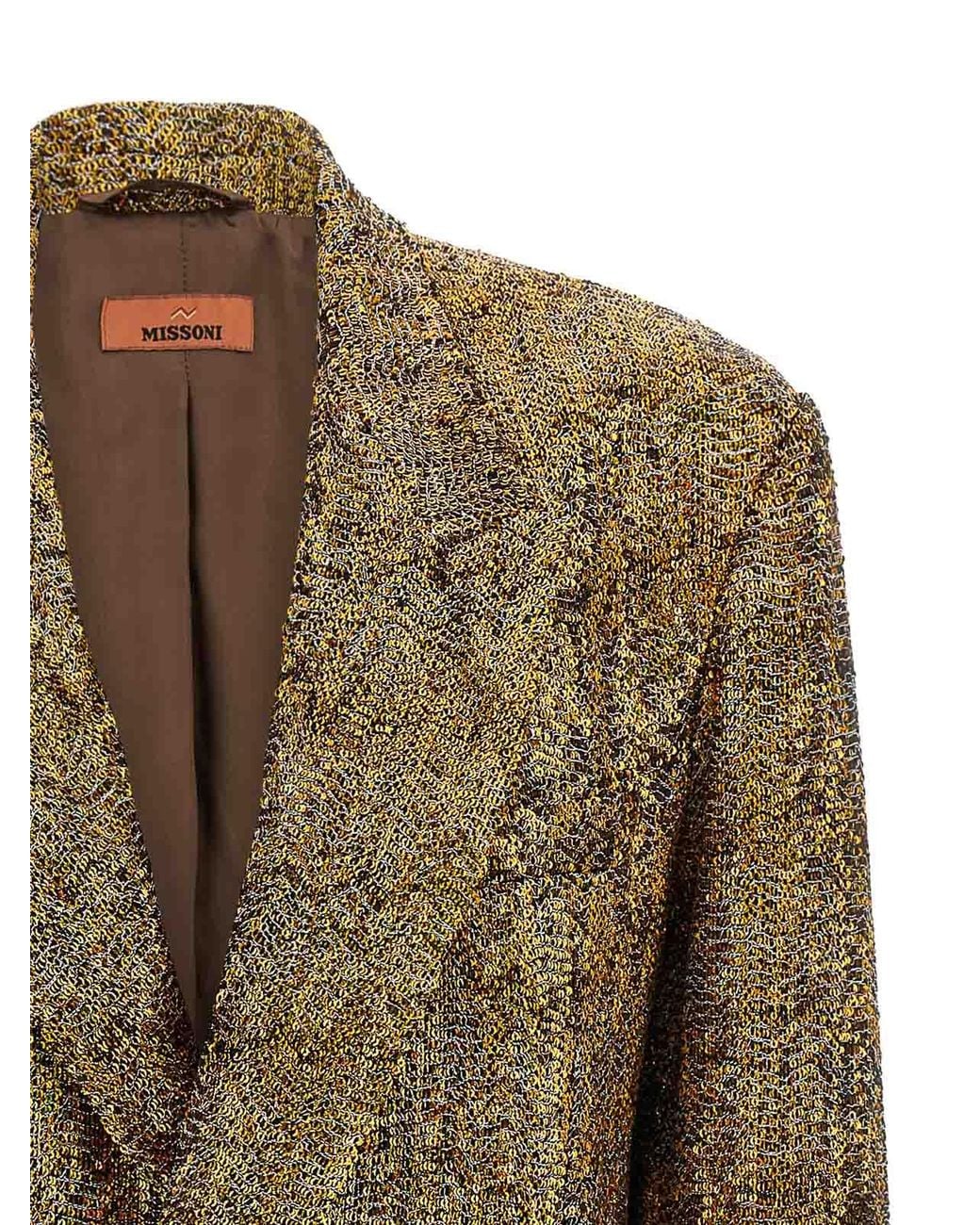 Missoni Brown Sequin Blazer