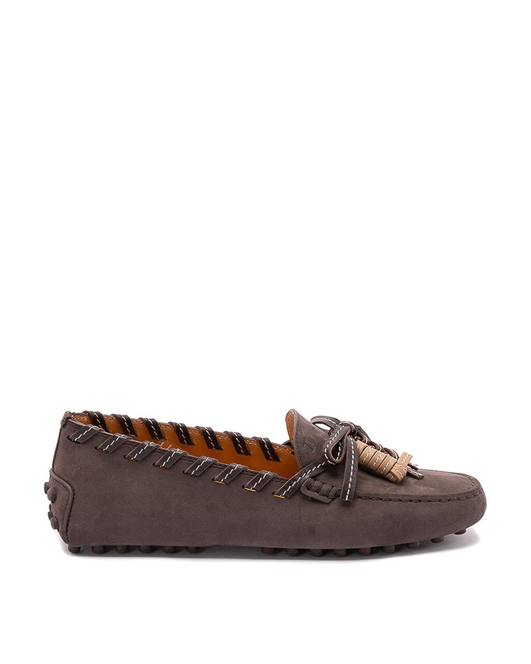 Tod's Brown Glove Gommino Loafers