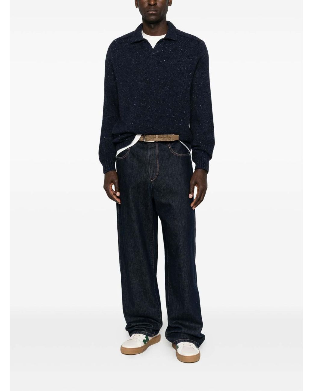 Scaglione Blue Sweater for men