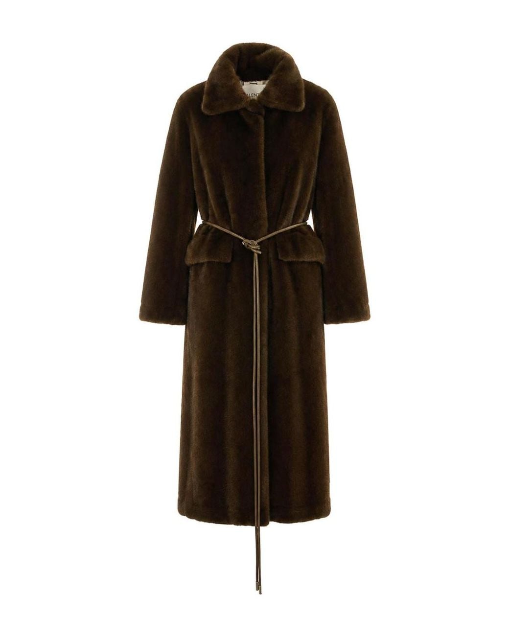 VALENTINI 1972 Black Faux Fur Coat