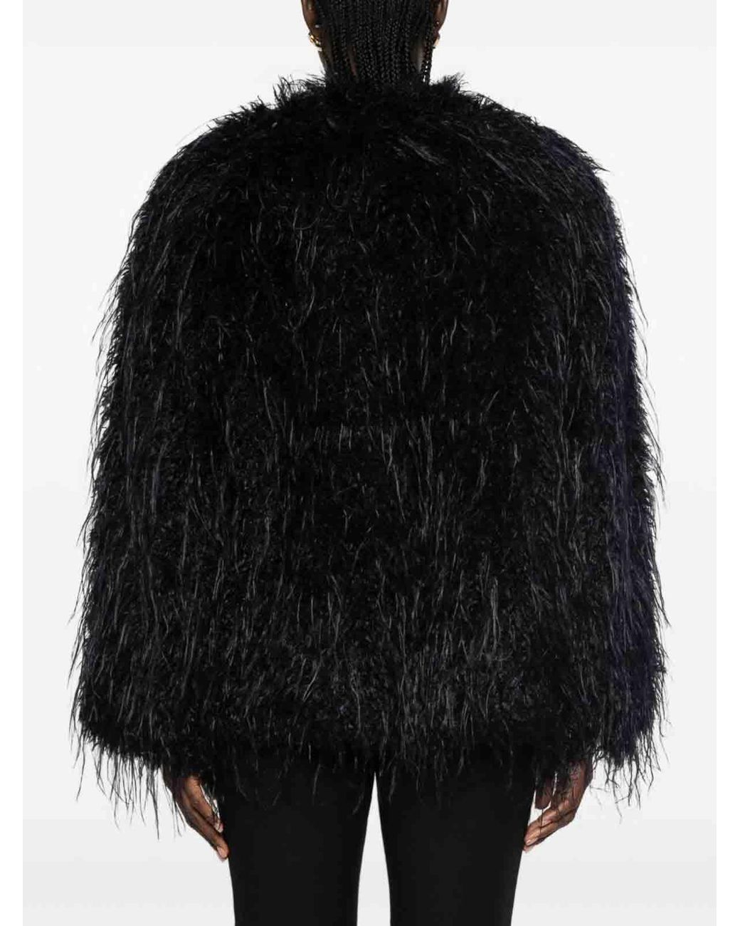 Forte_forte Black Ecofur Blouson Jacket