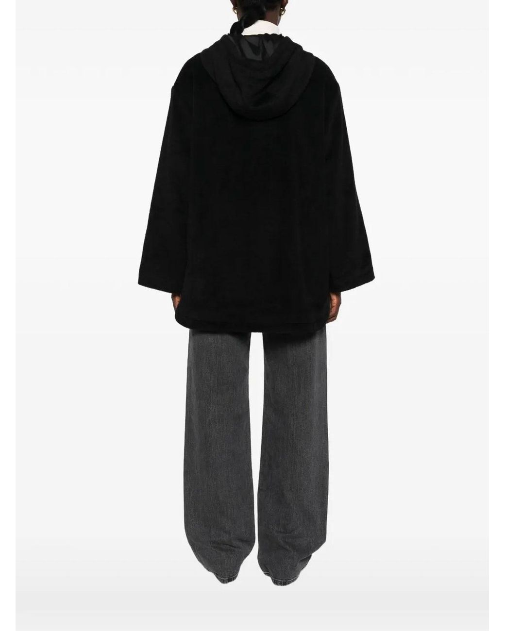 Fabiana Filippi Black Jacket Hoodede