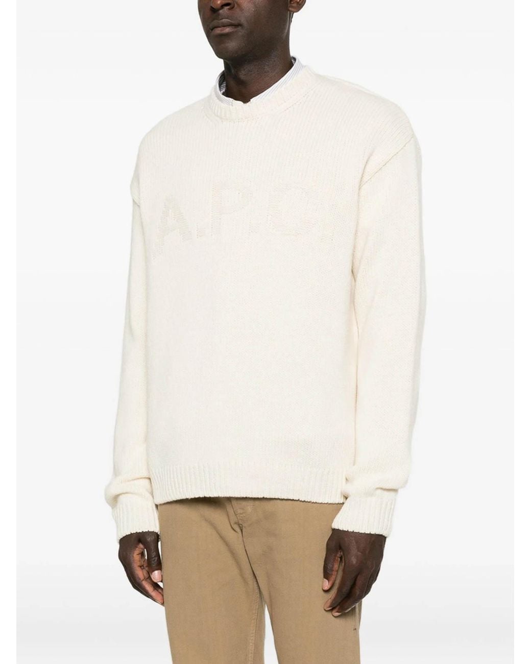 A.P.C. Natural Sweater for men
