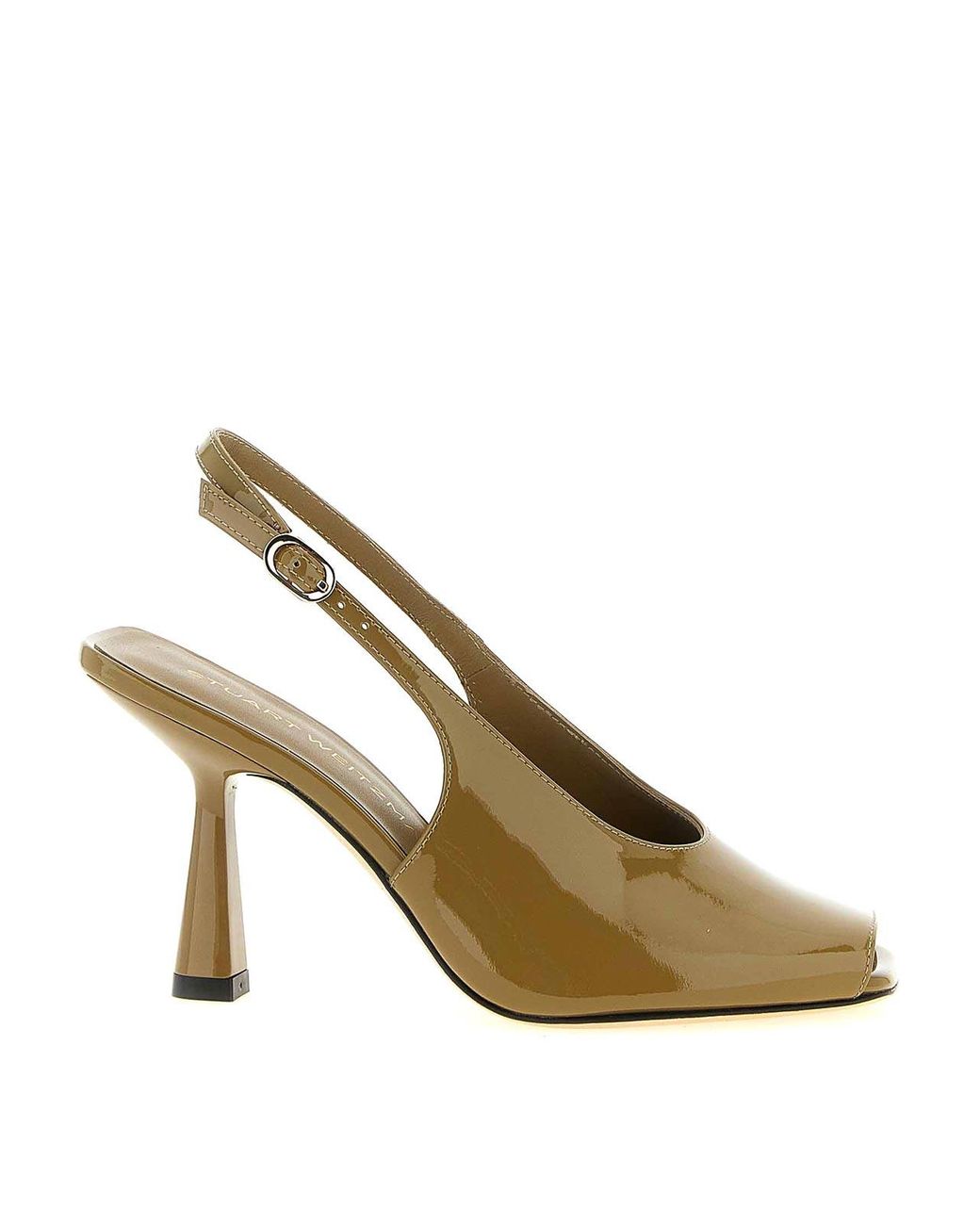 Stuart Weitzman Metallic Val Slingback
