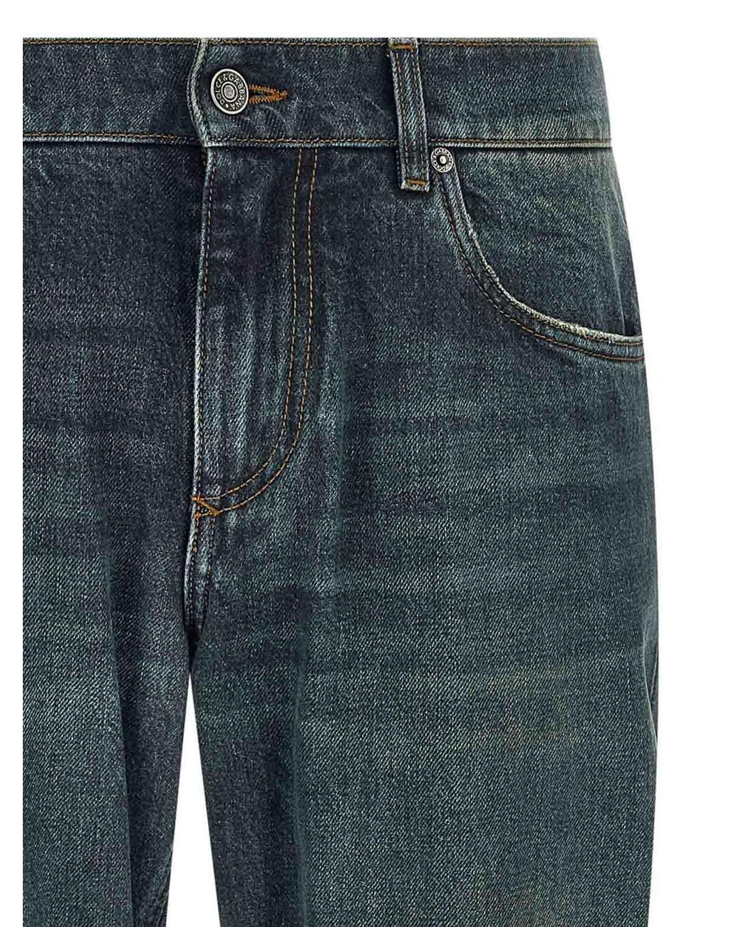 Vaqueros Rectos Dolce & Gabbana de hombre de color Blue