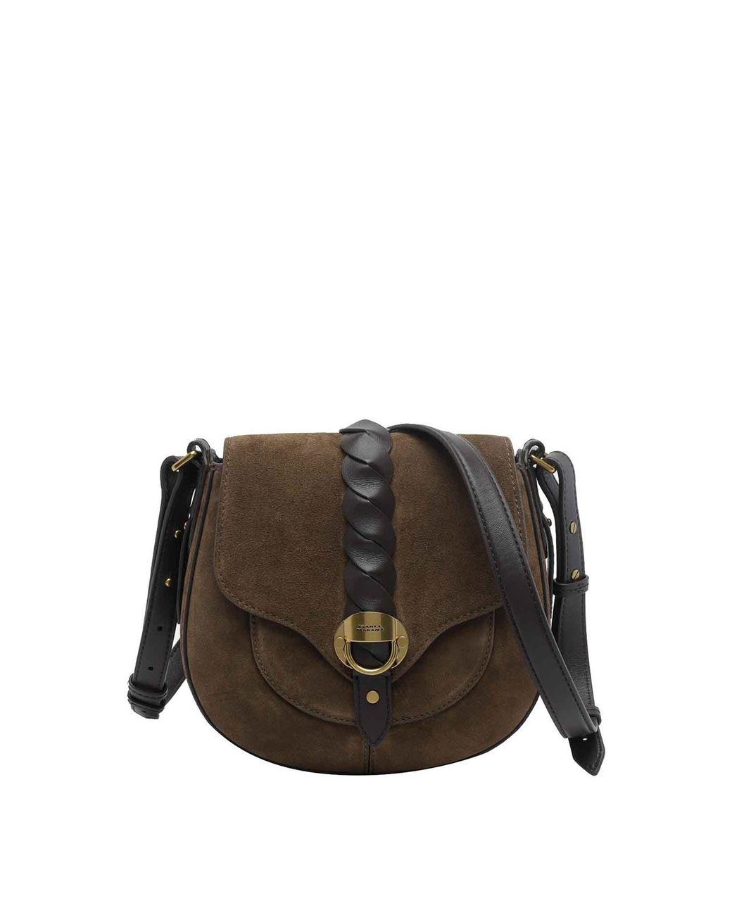 Isabel Marant Brown Bronze Small Altay Crossbody Bag