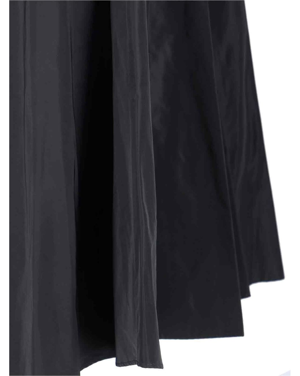 Aspesi Blue Midi-Length Skirt With Elastic Waistband