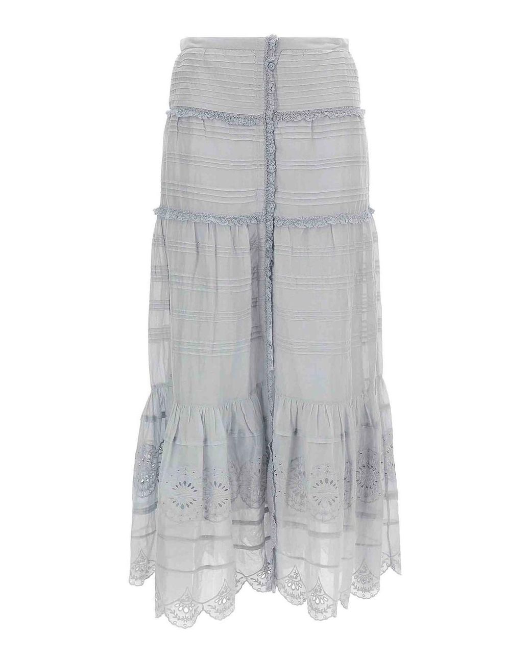 Isabel Marant Gray Marant Etoile 'Paoline' Long Skirt