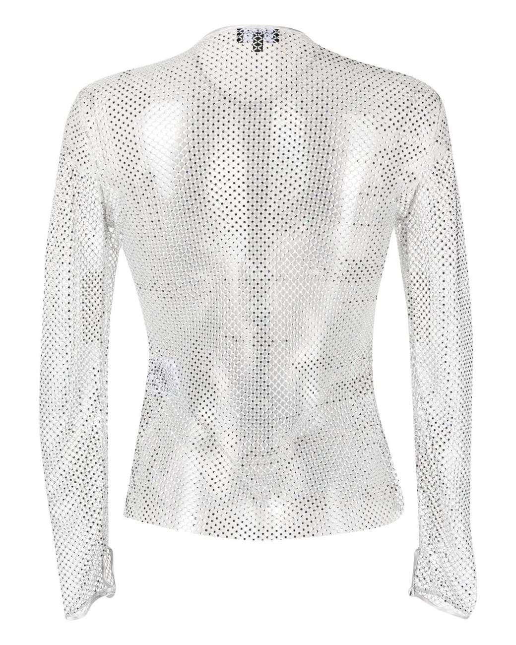 Giorgio Armani White Jersey Cardigan