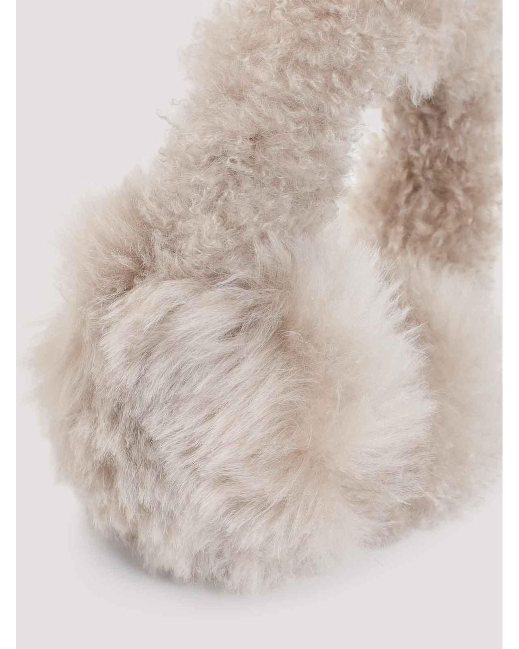 Yves Salomon White Lamb Earmuffs