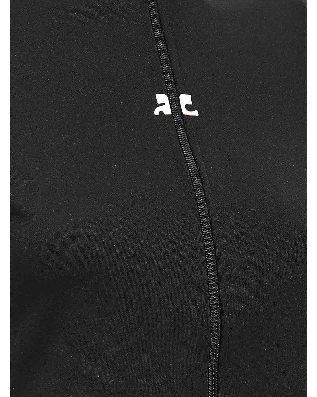 Courreges Black Polyester Top